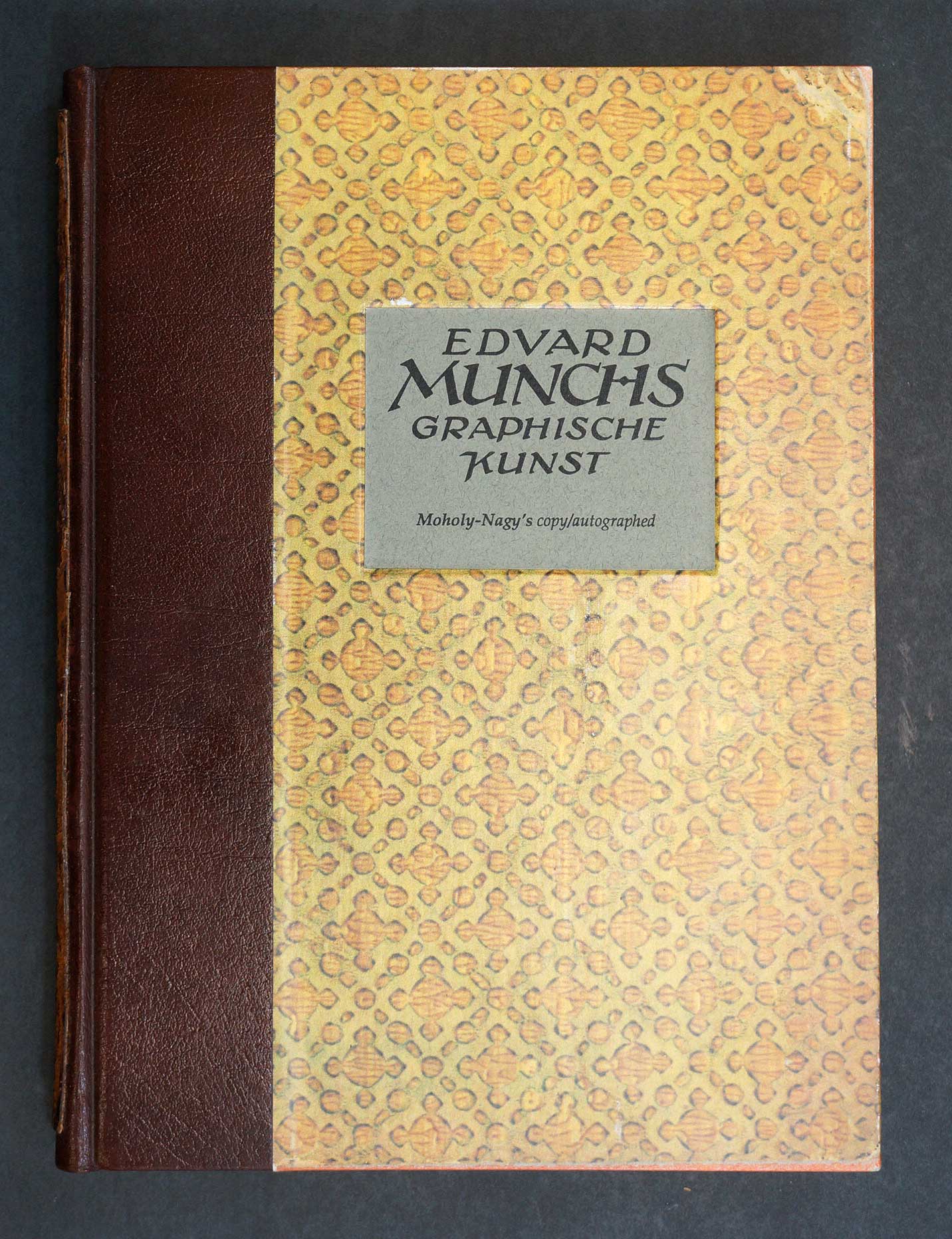 Edvard Munchs Graphische Kunst Moholy-Nagy Signed