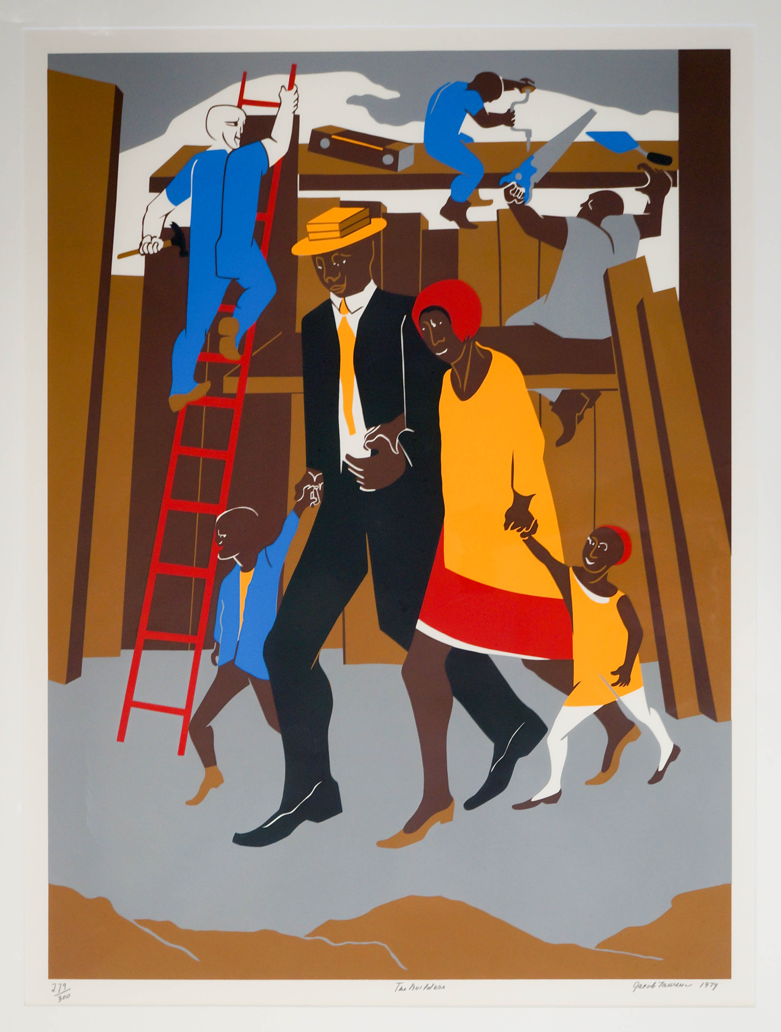 Jacob Lawrence, The Builders, The Family