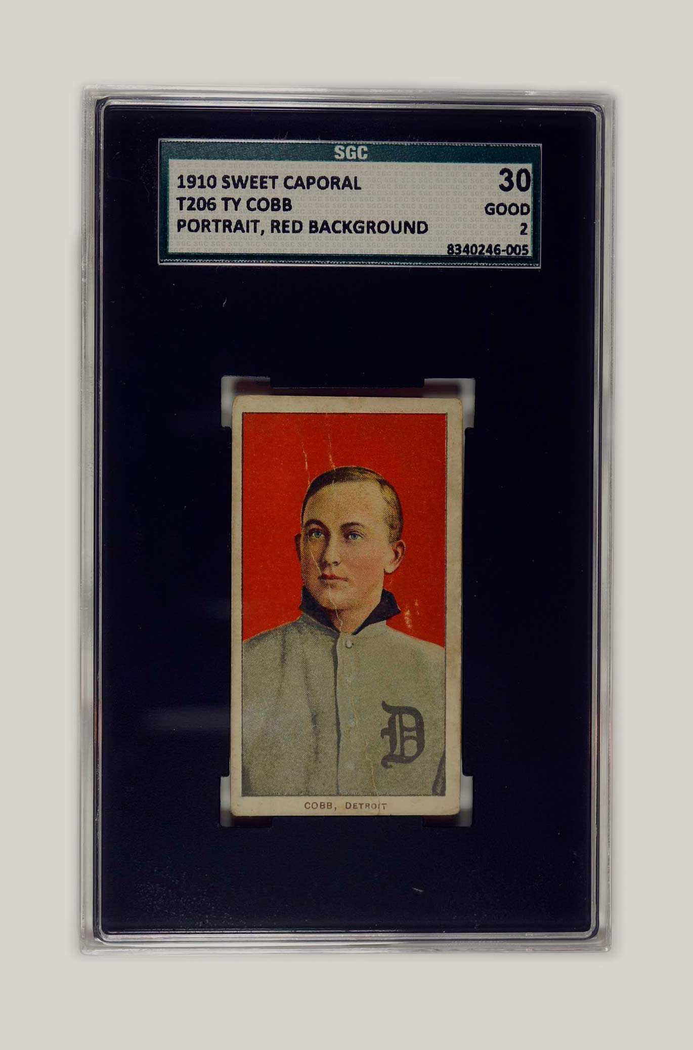 1910 T206 Ty Cobb Sweet Caporal SGC 30