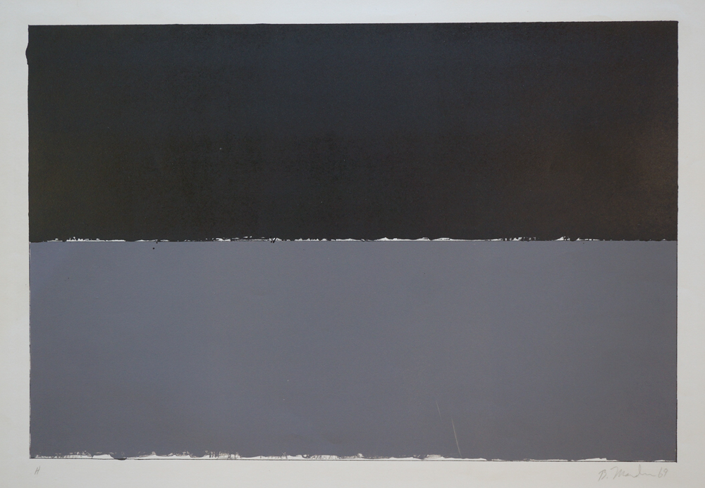 Brice Marden, Untitled Screenprint in Colors, 1969