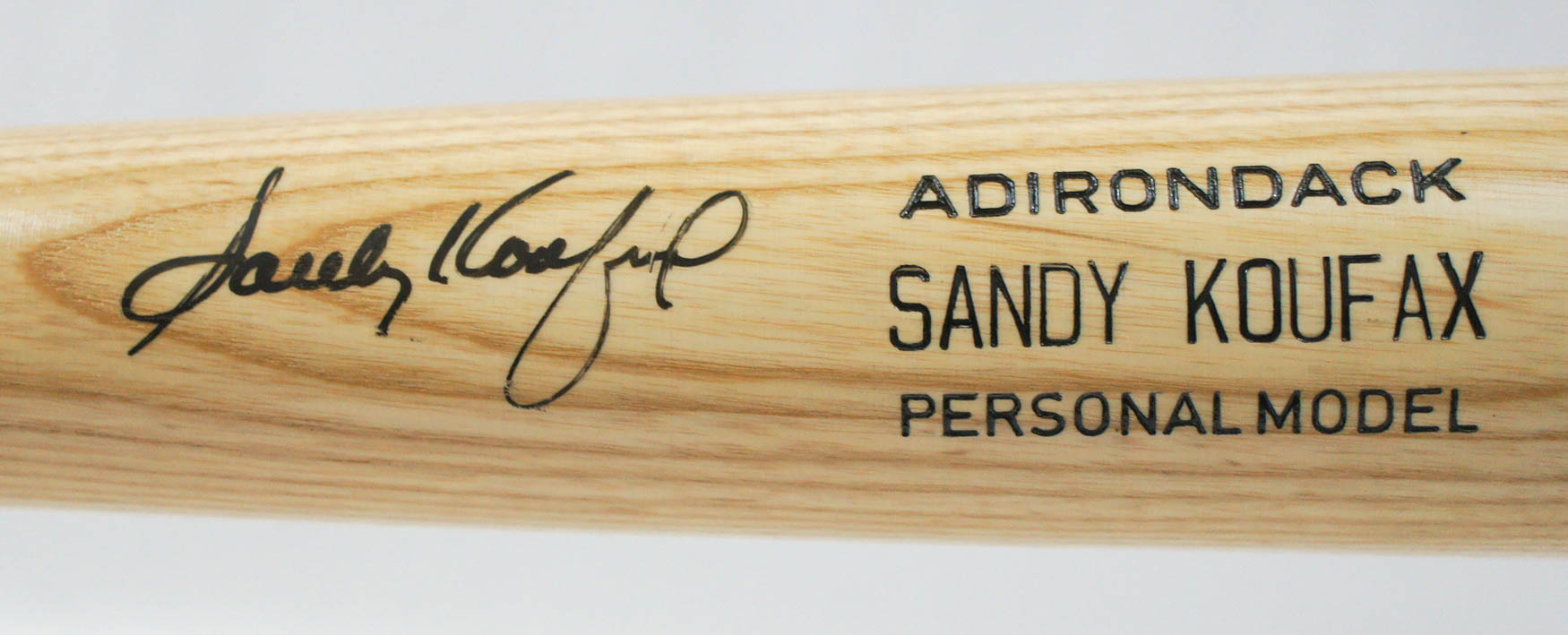 Sandy Koufax Signed Baseball Bat Beckett COA