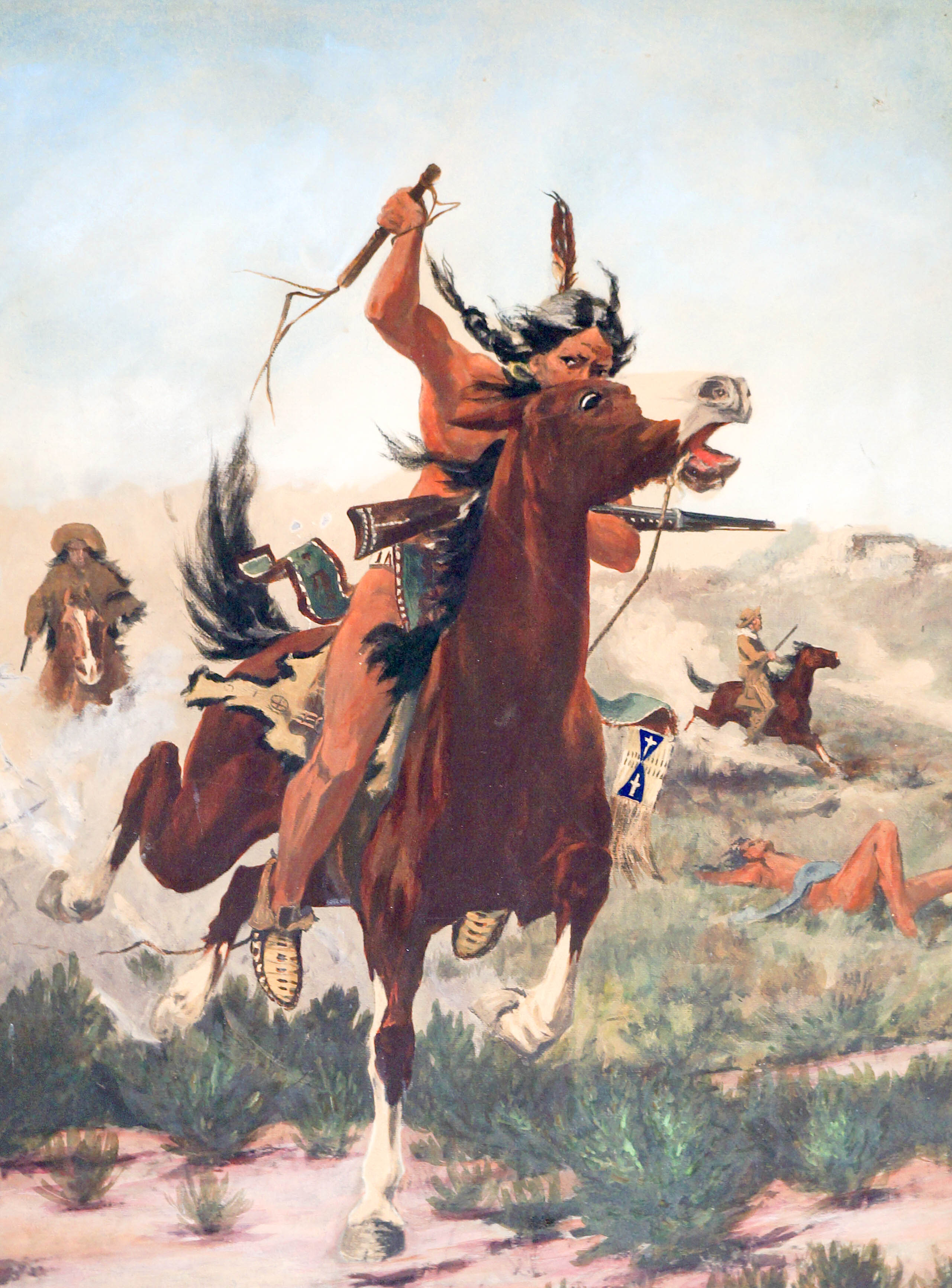 Edgar Paxson (Montana, 1852-1919) Original Artwork