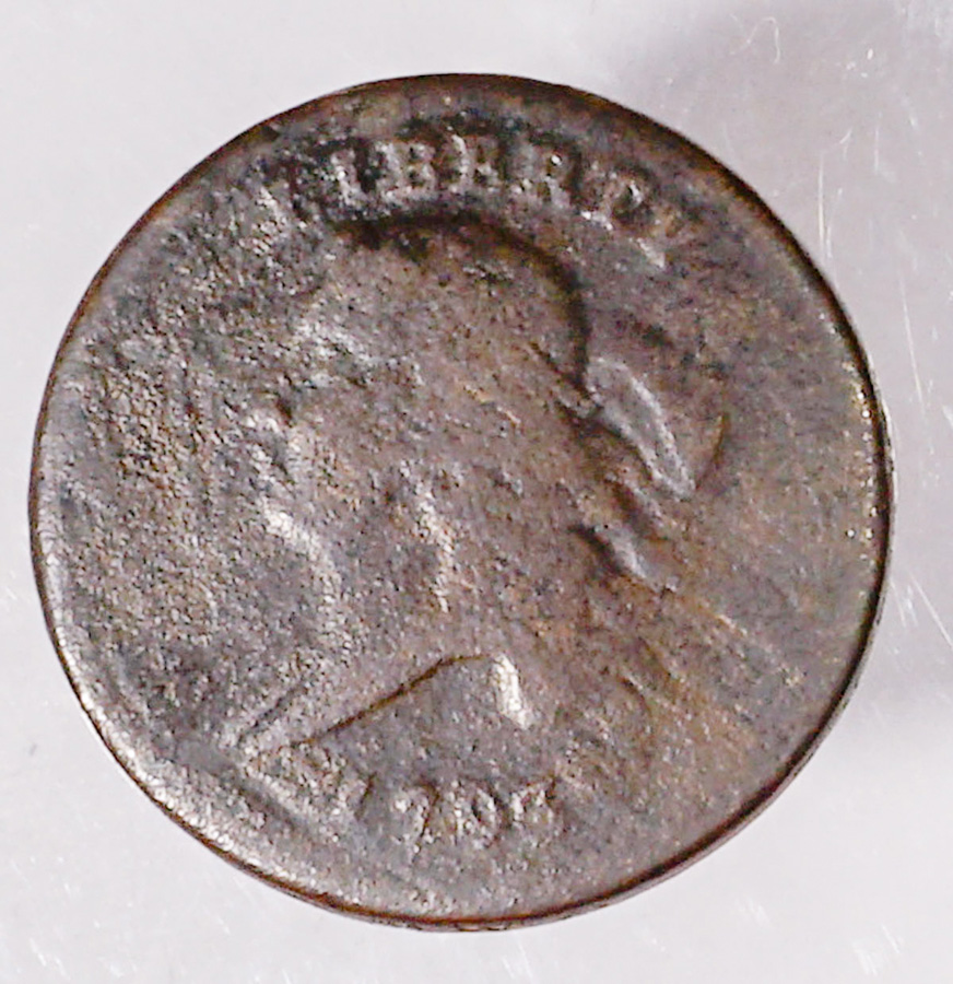 1793 U.S. 1/2 Cent Head Left