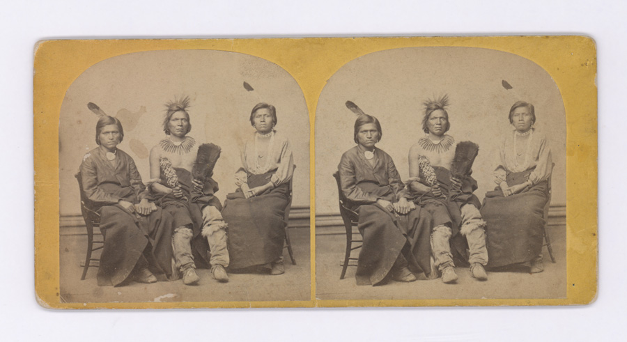 19th Century Native American Stereoview