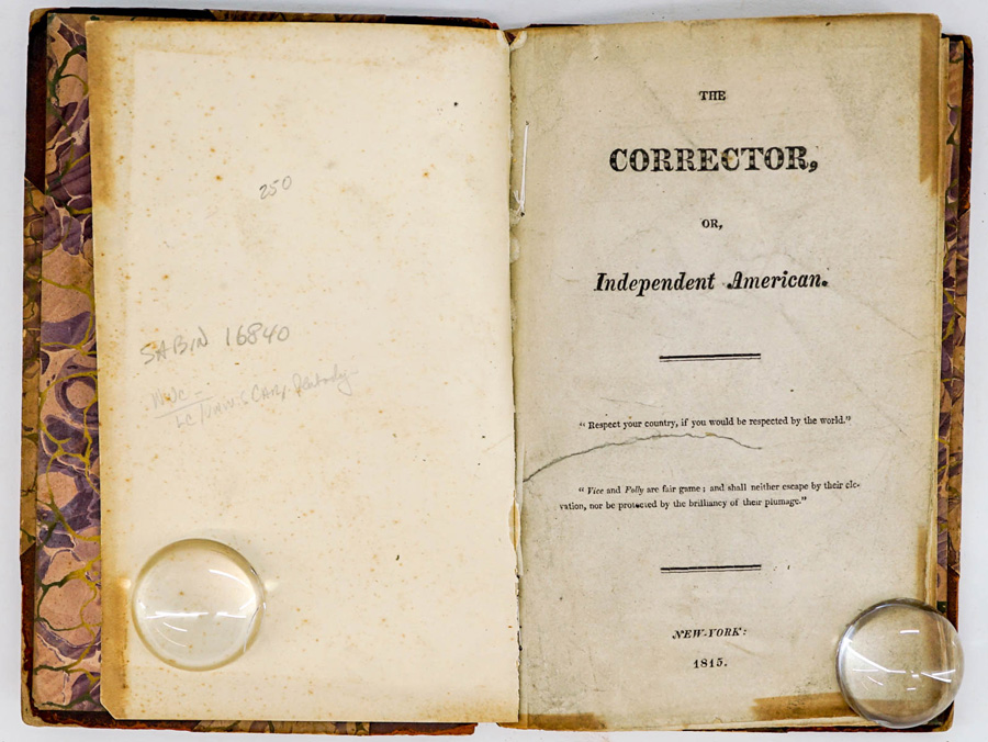 The Corrector or Independent American 1815-16