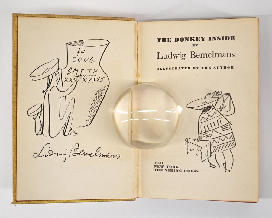 The Donkey Inside by Ludwig Bemelmans 1941 Signed