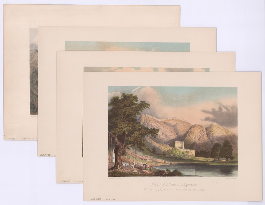 Four Ca.1826-30 Grindlay's Views of India Aquatints