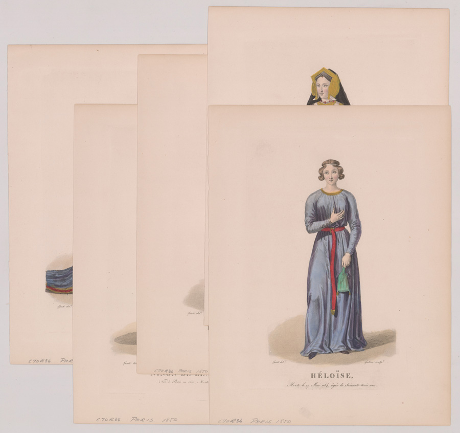 Five Ca.1850 Plates of Renowned French Women