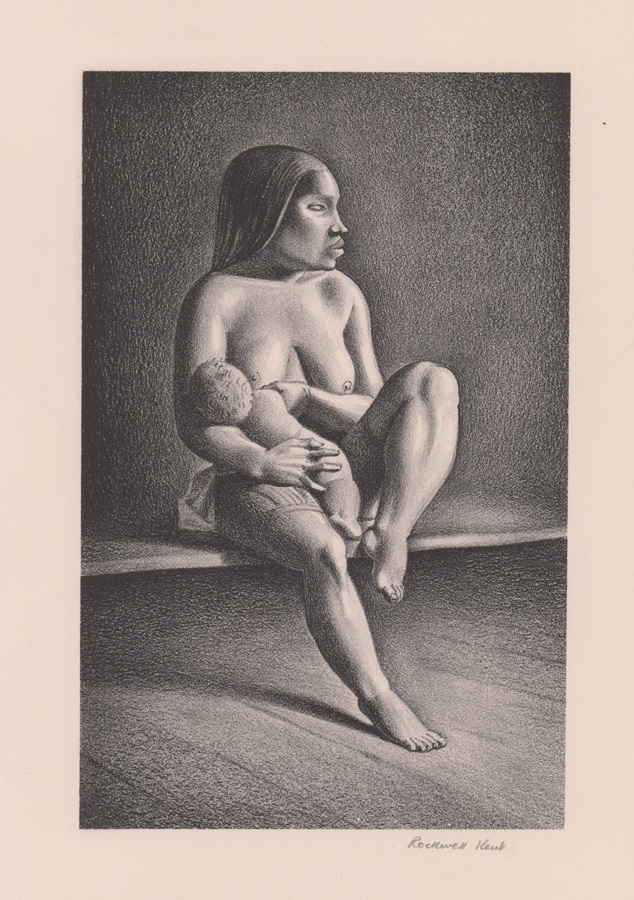 Rockwell Kent Signed Lithograph