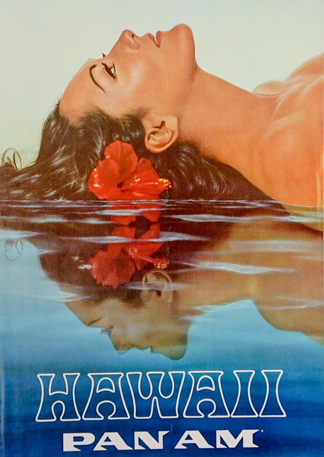 Vintage Pan Am Hawaii Travel Poster