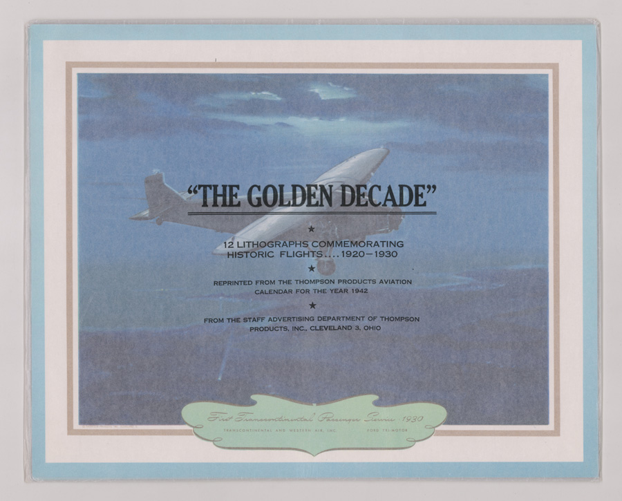 The Golden Decade Lithographs [Historic Flights]