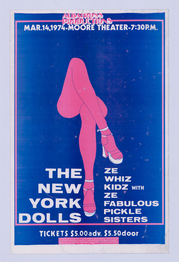 The New York Dolls at Moore Theater Poster