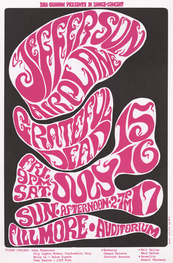 Grateful Dead Fillmore Poster BG-17-RP-3