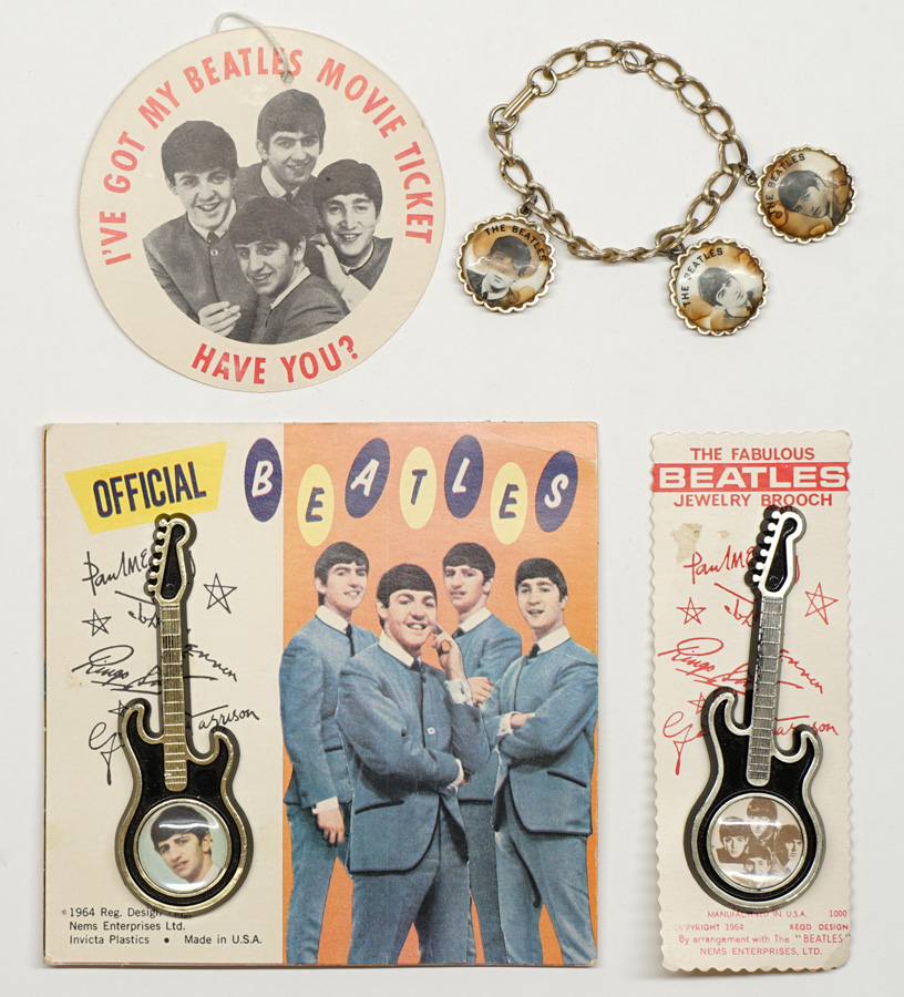 The Beatles Vintage Jewelry and Souvenirs