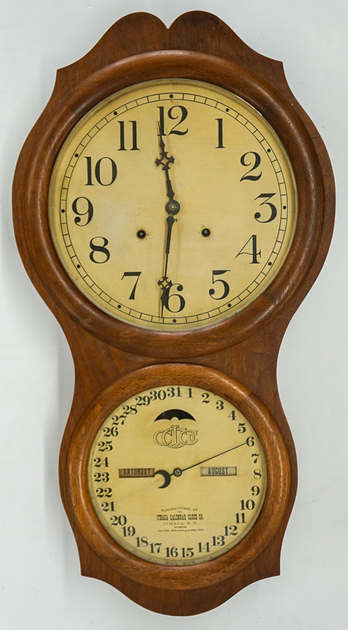 Ithaca Calendar Clock Patented August 28, 1866