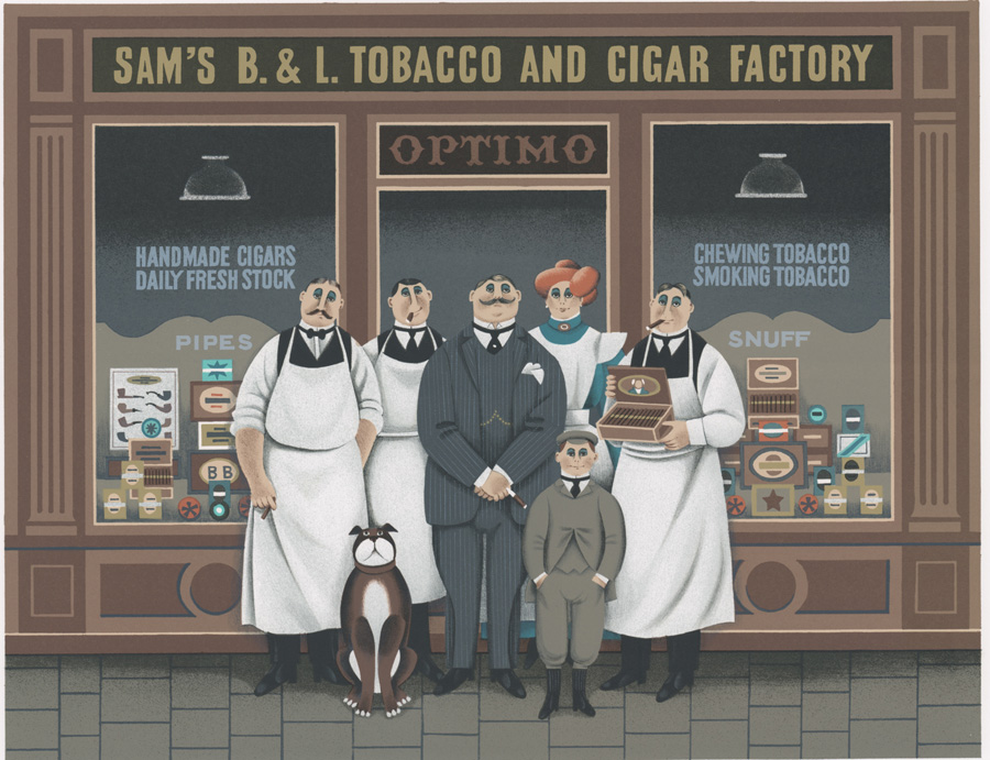 Jan B. Balet Serigraph [Smoke Shop]