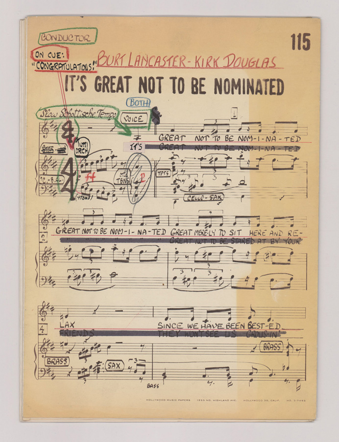 1958 Oscars® It's Great Not To Be Nominated Music