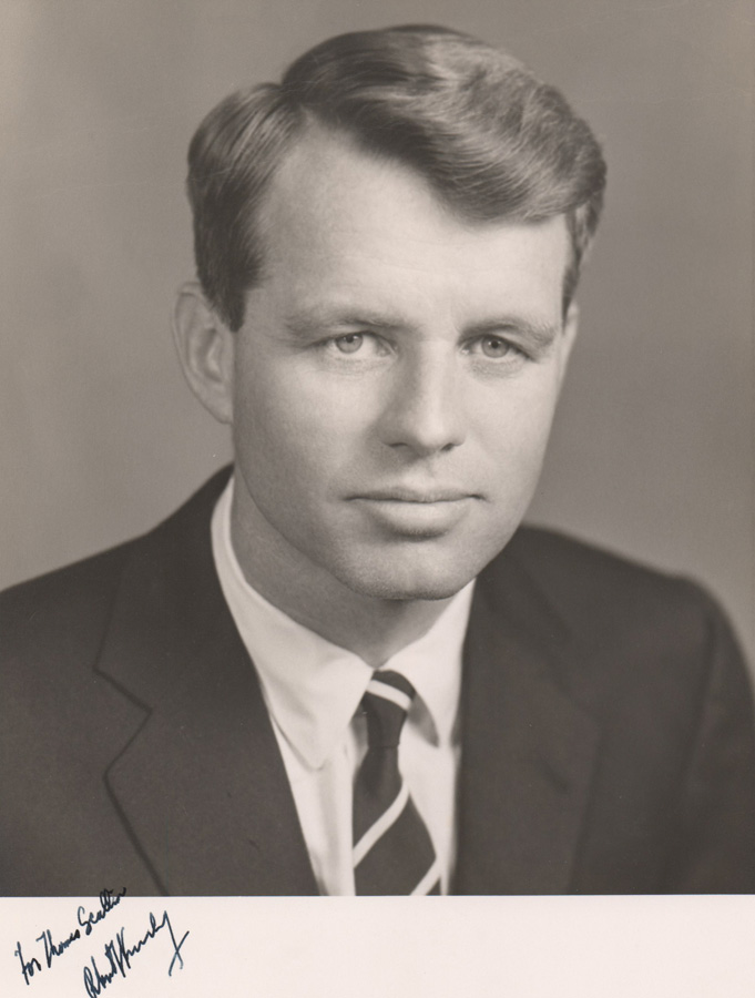 Robert Kennedy Signed Photograph Beckett LOA