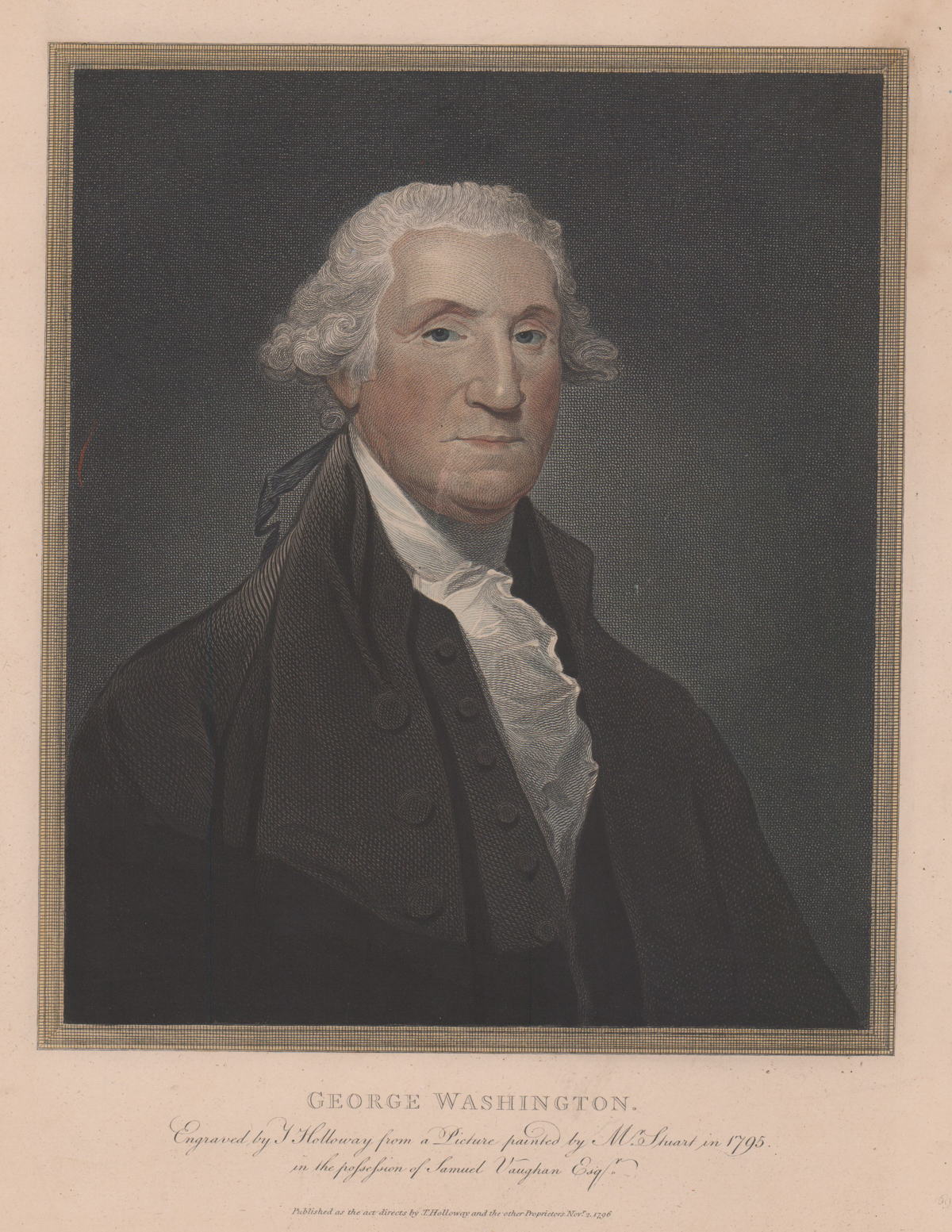 Thomas Holloway Engraving [George Washington]