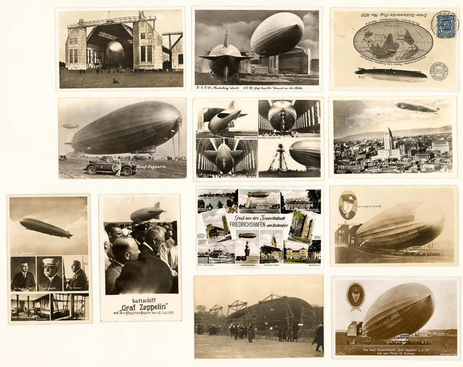 [Aviation, Airships] Graf Zeppelin RPPC's (12)