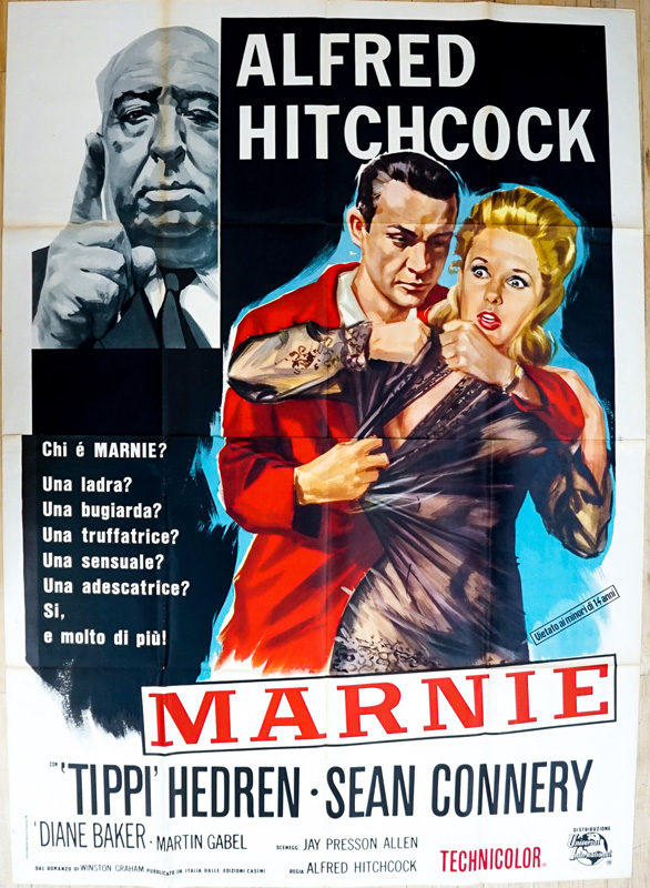 Alfred Hitchcock Marnie Italian Movie Poster