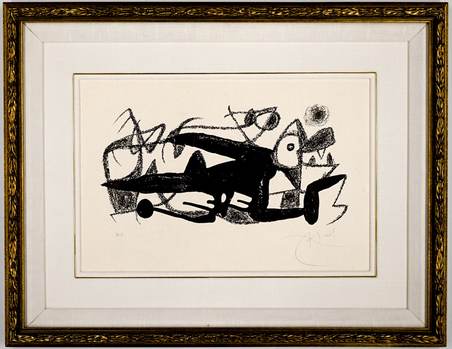 Joan Miro Signed Artist Proof Lithograph