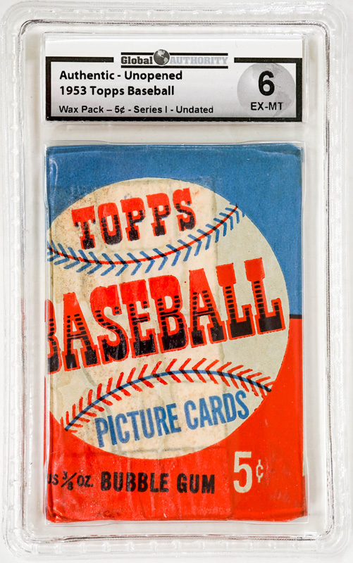 1953 Topps Baseball Unopened Wax Pack