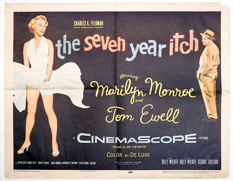 Seven Year Itch Original Poster [Marilyn Monroe]
