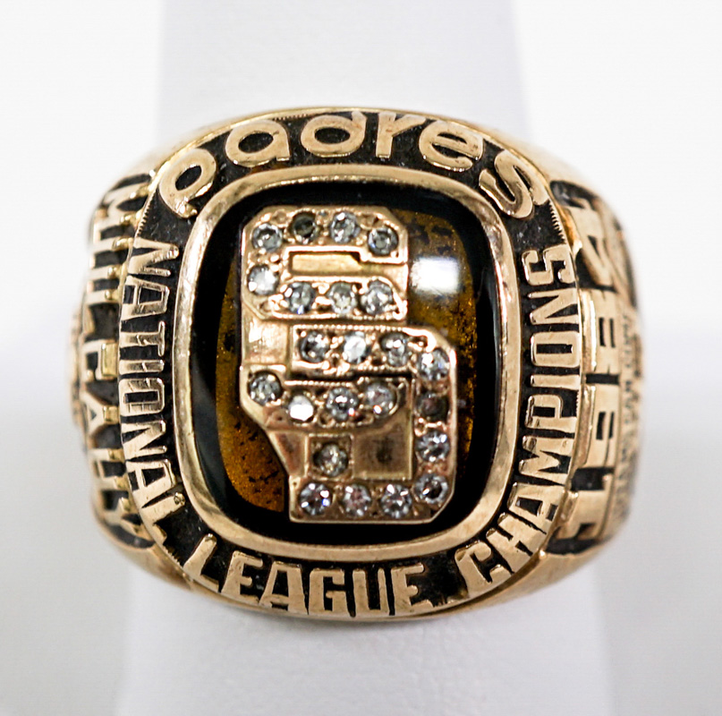 1984 San Diego Padres NL Champions Ring