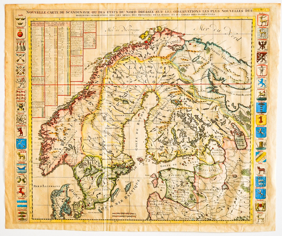 An Antique Scandinavian Map