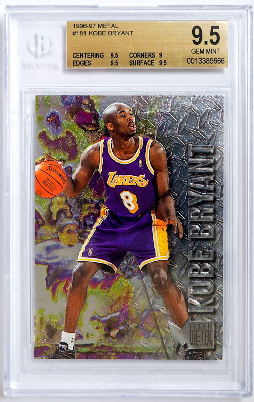 Kobe Bryant 1996-97 Metal #181 BGS 9.5