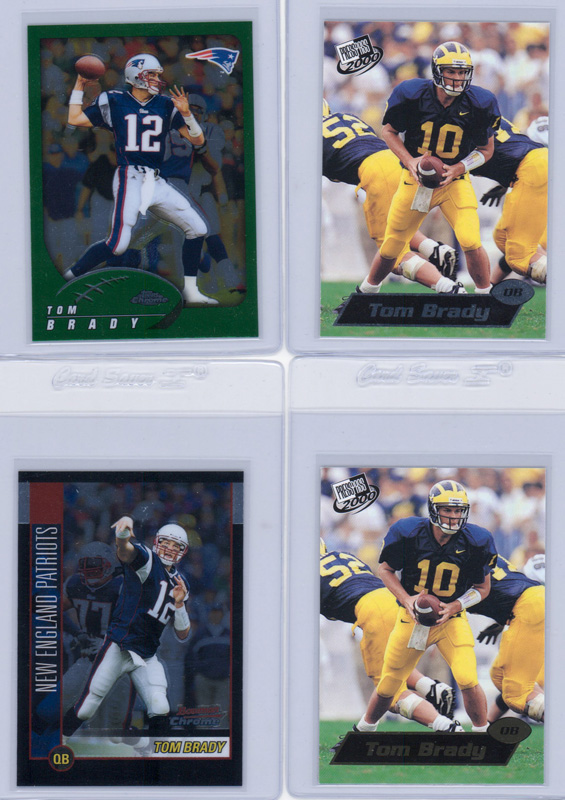 Tom Brady Football Cards (4)