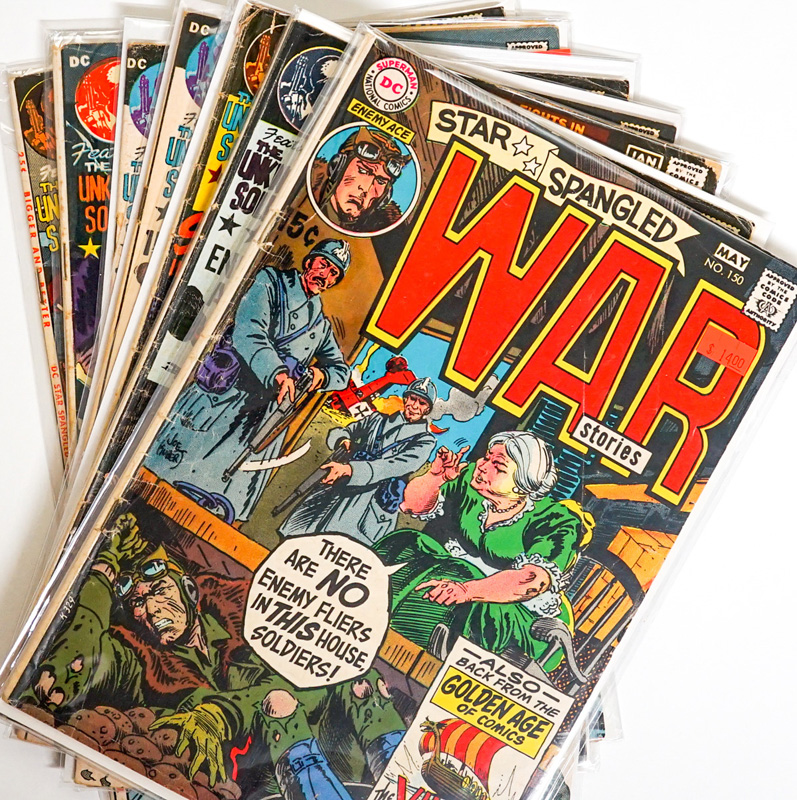 Star Spangled War Vintage Comic Books (8)