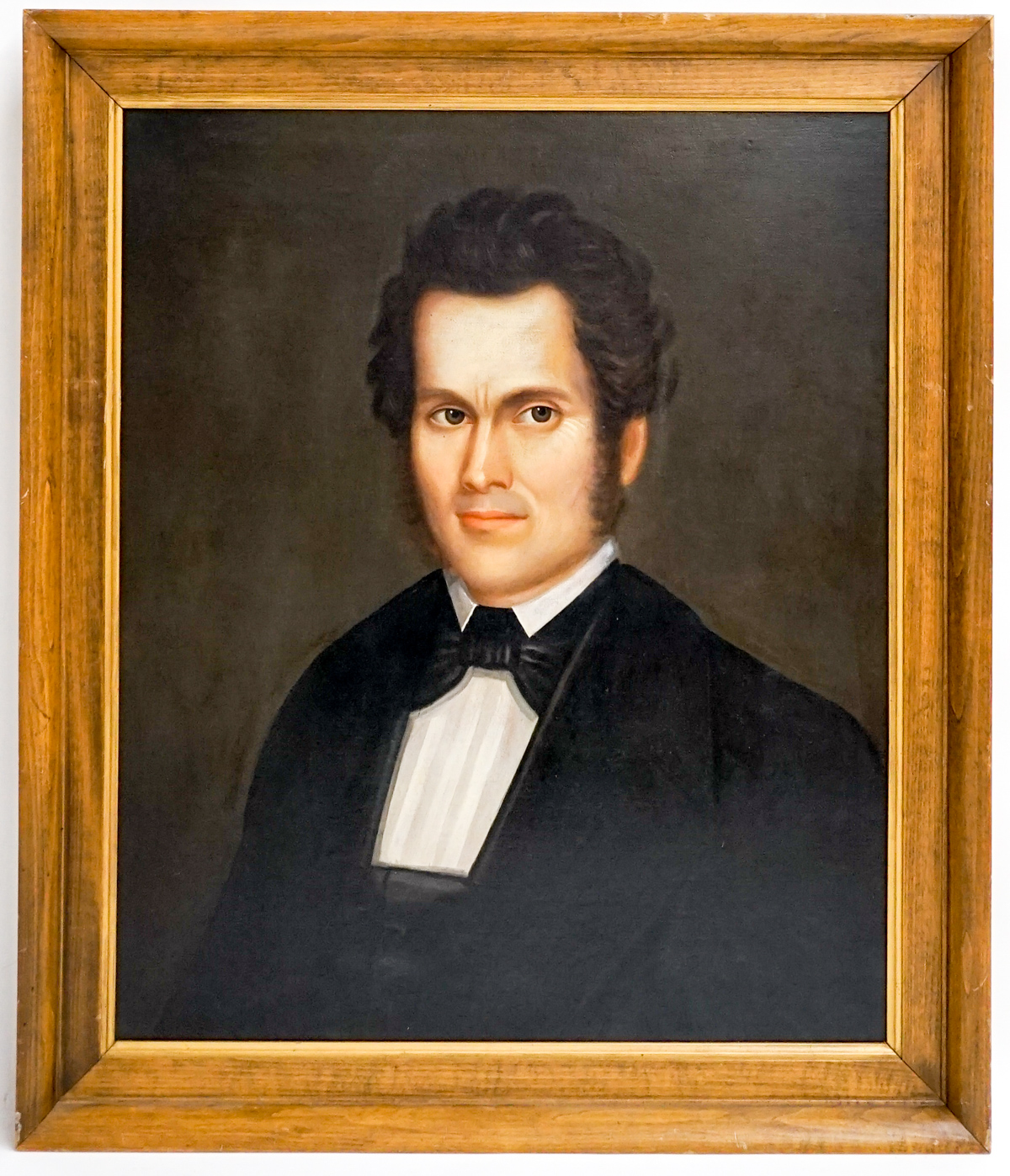 Horace Bundy (1814 - 1883) Portrait Oil Painting