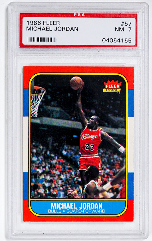 Michael Jordan 1986-87 Fleer #57 PSA 7 NM