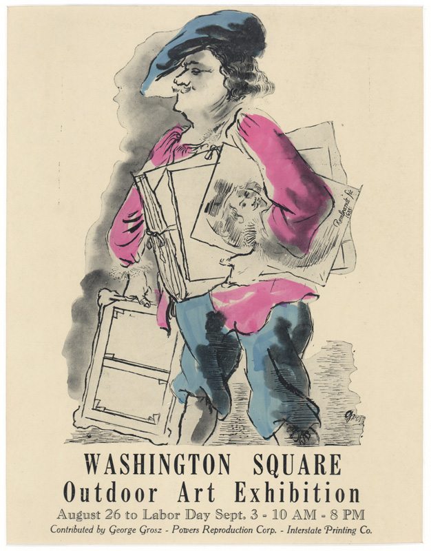 Washington Square Outdoor Art Exhibition Poster