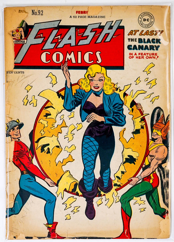 Flash Comics No. 92 1st Black Canary AUTHENTIC
