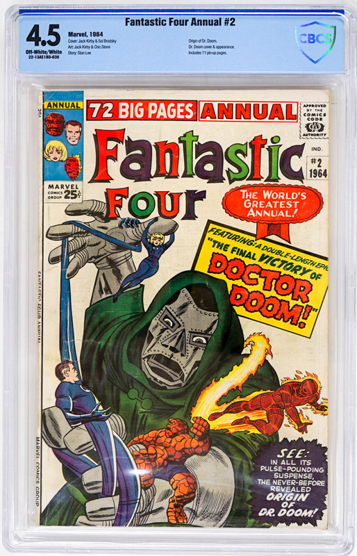 [Marvel, 1964] Fantastic Four Annual #2 CBCS 4.5.