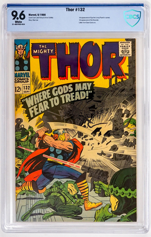 [Marvel, 1966] Thor #132 CBCS 9.6