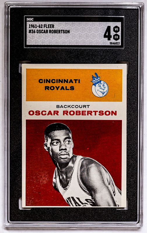 1961-62 Fleer #36 Oscar Robertson SGC 4