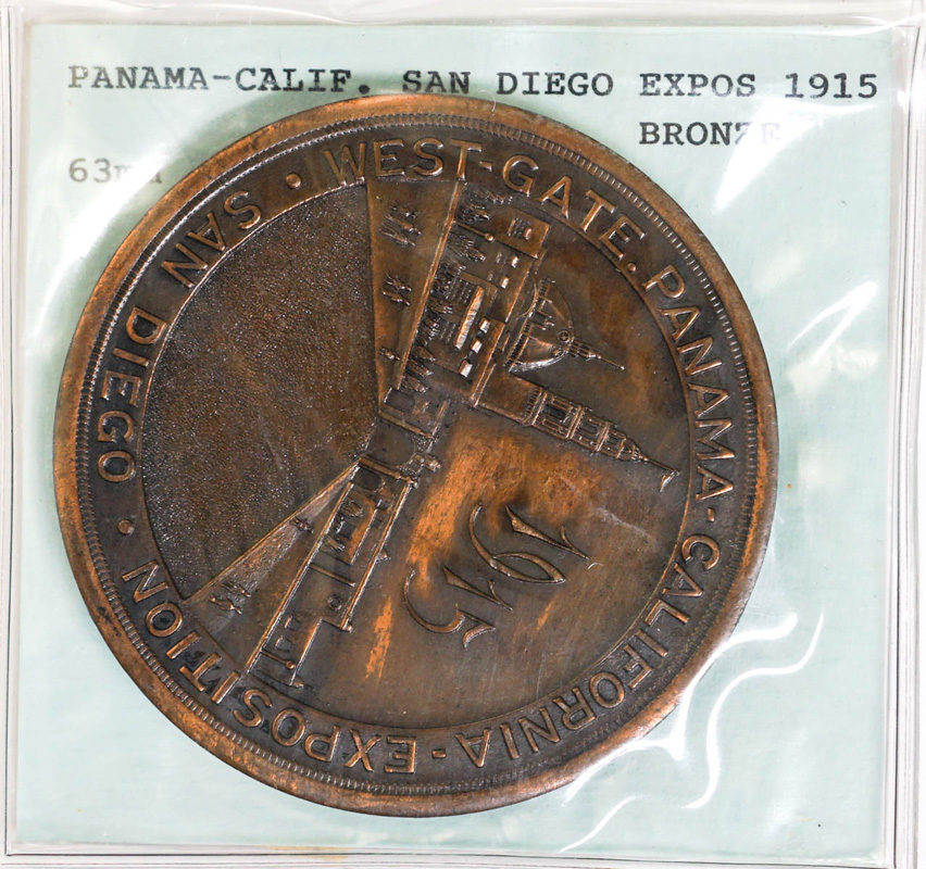1915 Panama-California Expo Large Medal