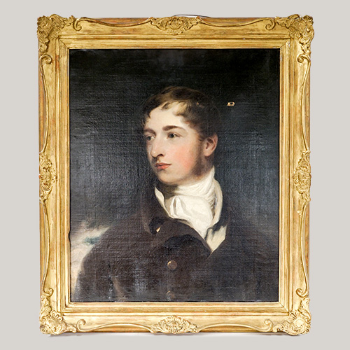 Sir Thomas Lawrence Attributed Oil on Canvas
